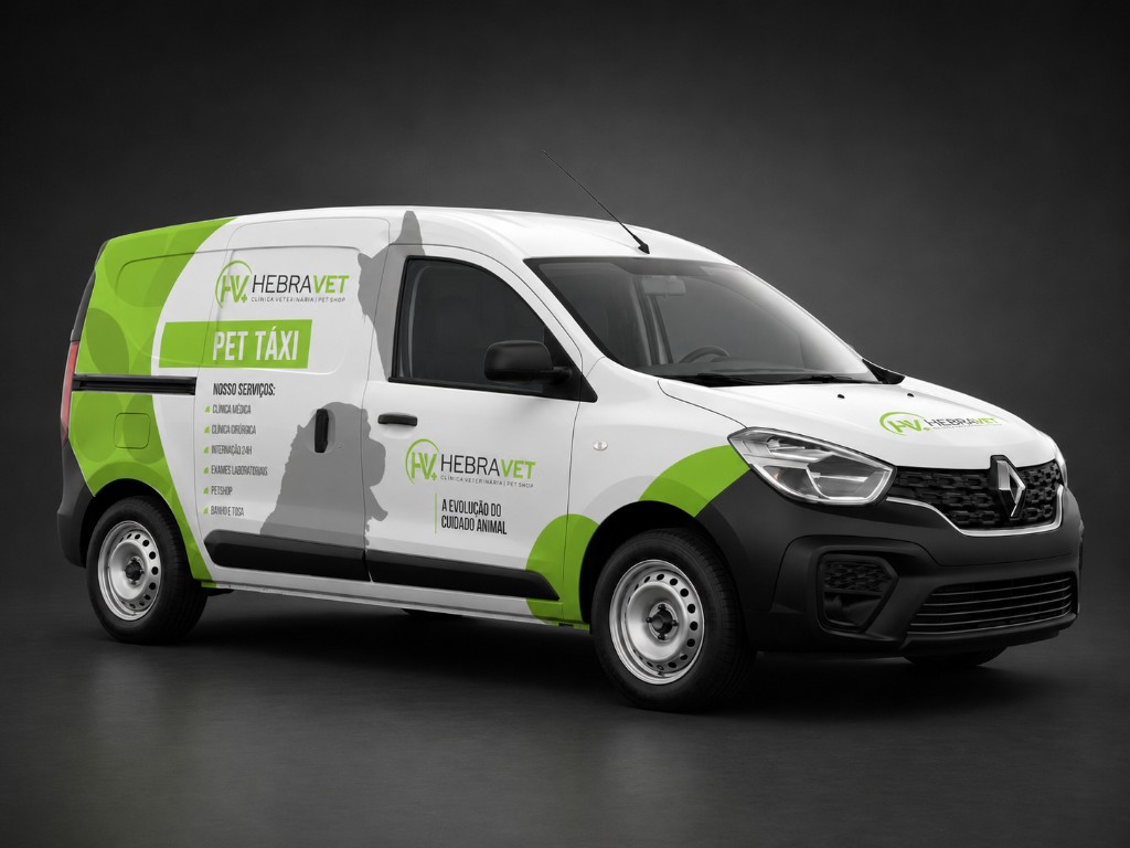 Van Pet Táxi Hebravet para transporte de pets
